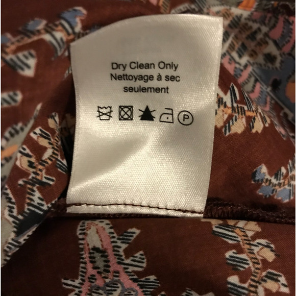 Veronica Beard Hopkins Printed Long Sleeve Ruffle Blouse - Size 2 - Picture 10 of 10